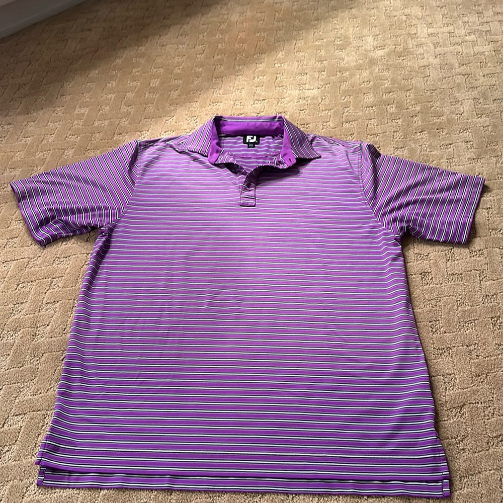 Footjoy striped polo